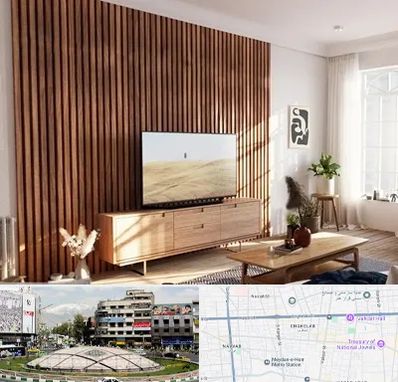 تی وی وال در مرکز تهران