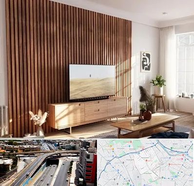 تی وی وال در ستارخان شیراز 