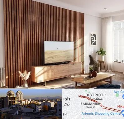 تی وی وال در فرمانیه 