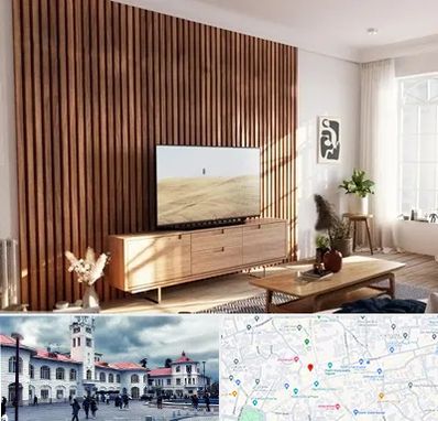 تی وی وال در میدان شهرداری رشت 