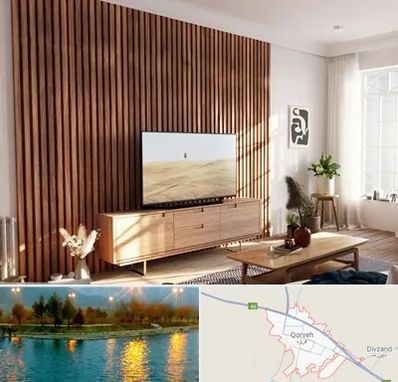 تی وی وال در قروه