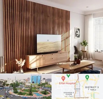 تی وی وال در ونک 