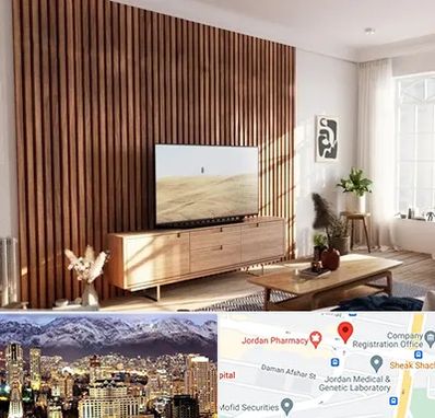 تی وی وال در جردن 