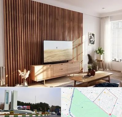 تی وی وال در بلوار فلسیطین مشهد