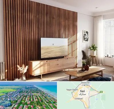 تی وی وال در ساری