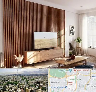 تی وی وال در گیشا 