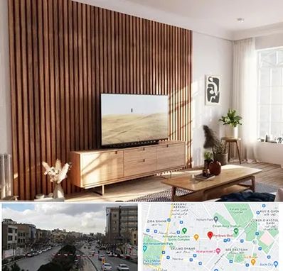 تی وی وال در بلوار فردوسی مشهد 