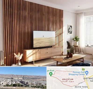 تی وی وال در شهرک گلستان شیراز 