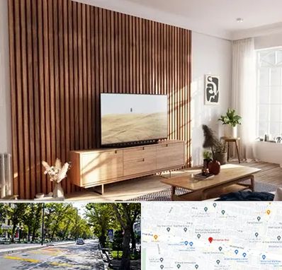 تی وی وال در میرداماد 