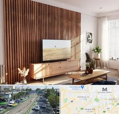 تی وی وال در جنوب تهران 