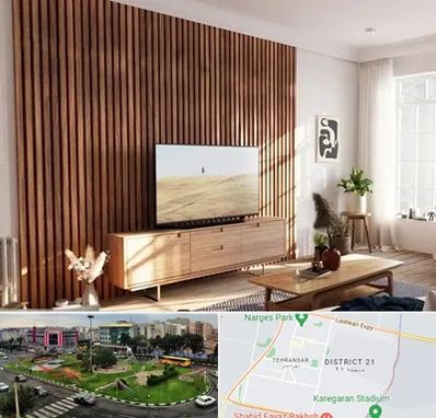 تی وی وال در تهرانسر 