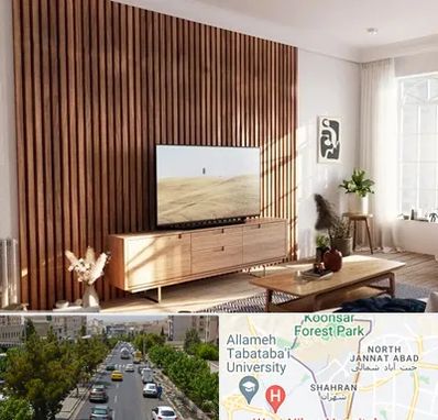 تی وی وال در شهران 