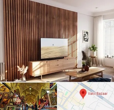 تی وی وال در بازار وکیل شیراز