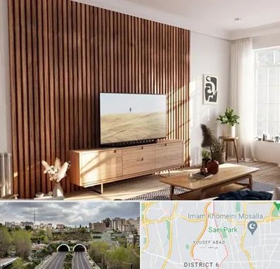 تی وی وال در یوسف آباد 