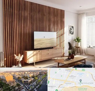 تی وی وال در تهرانپارس 