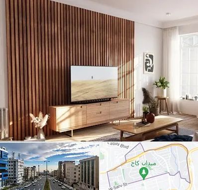 تی وی وال در سعادت آباد 