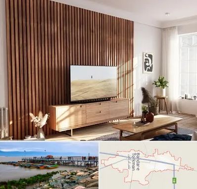 تی وی وال در بندر ترکمن