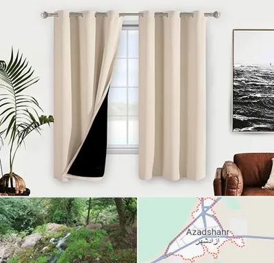 پرده فروشی در آزادشهر