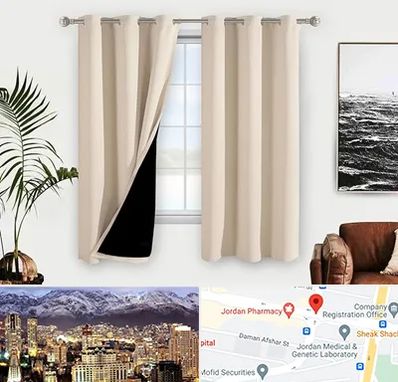 پرده فروشی در جردن 