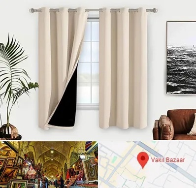 پرده فروشی در بازار وکیل شیراز