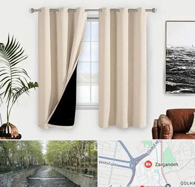 پرده فروشی در زرگنده