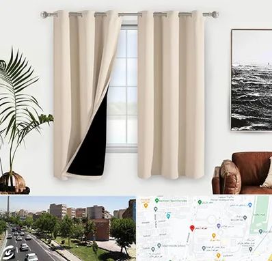 پرده فروشی در شهرک آزمایش 