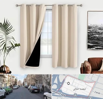 پرده فروشی در مجیدیه شمالی