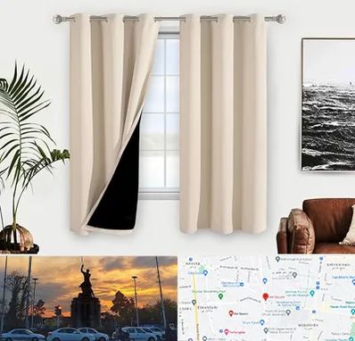 پرده فروشی در میدان حر 