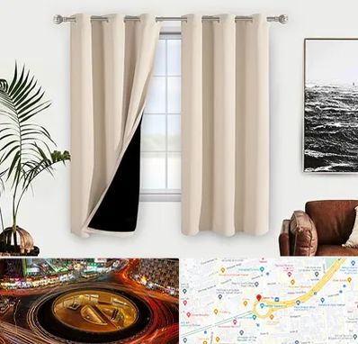 پرده فروشی در میدان ولیعصر 