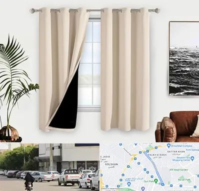 پرده فروشی در قدوسی شرقی شیراز