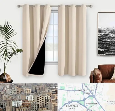 پرده فروشی در جنوب شرق تهران