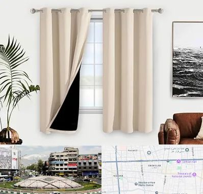 پرده فروشی در مرکز تهران