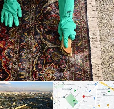 فرش شویی در هنگام 