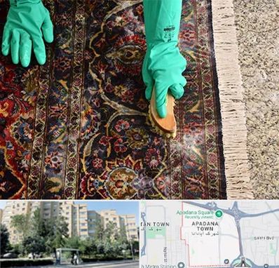 فرش شویی در آپادانا