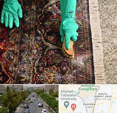 فرش شویی در شهران 