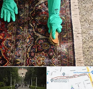 فرش شویی در بلوار معلم رشت 