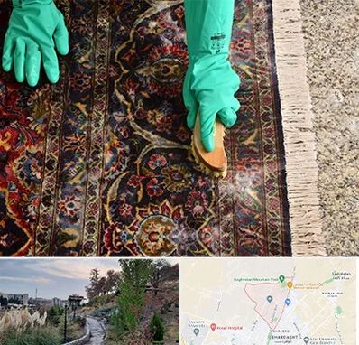 فرش شویی در باغستان کرج 