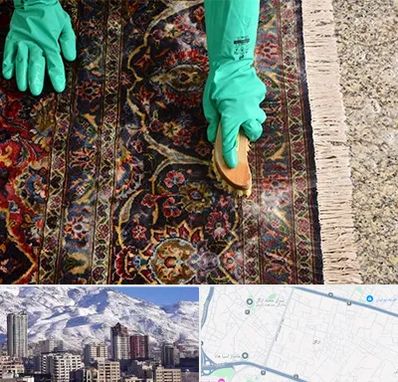 فرش شویی در ازگل