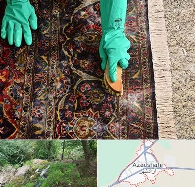 فرش شویی در آزادشهر