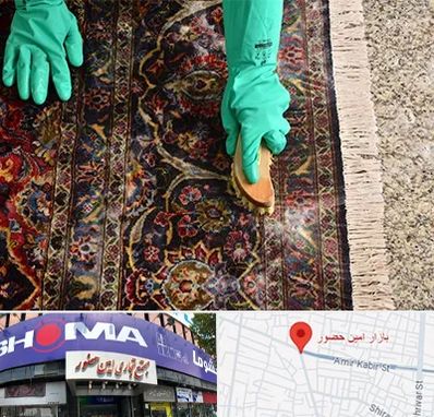 فرش شویی در امین حضور