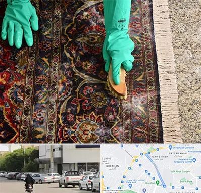 فرش شویی در قدوسی شرقی شیراز 