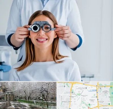 چشم پزشکی در باغ فیض