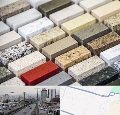 سنگ ساختمانی در بلوار ارتش