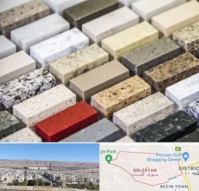 سنگ ساختمانی در شهرک گلستان شیراز 