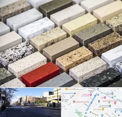 سنگ ساختمانی در خیابان ملاصدرا شیراز 