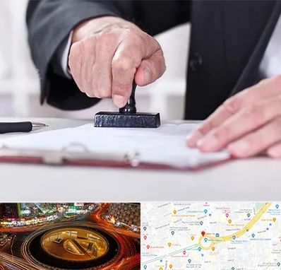 دفترخانه در میدان ولیعصر 