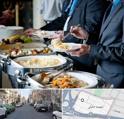 تهیه غذای سازمانی در مجیدیه شمالی