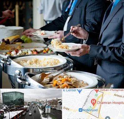 تهیه غذای سازمانی در اقدسیه 