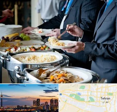 تهیه غذای سازمانی در غرب تهران 