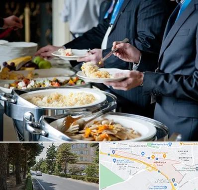 تهیه غذای سازمانی در مهرویلا کرج 